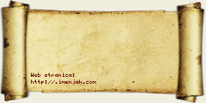 Una Anđelić vizit kartica